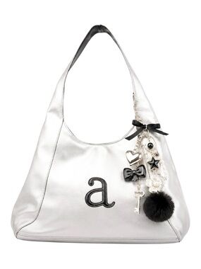 Vintage Y2K 2000s Letter “A” Initial Black and White Mini Shoulder Purse Bag🤍